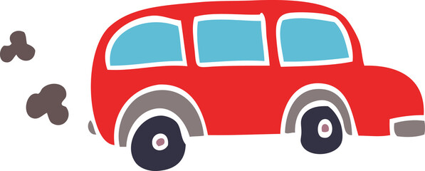 child's drawing of a bus