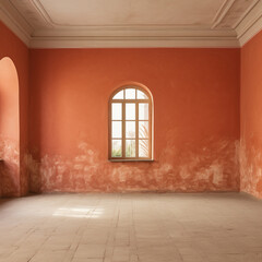 empty room with windows