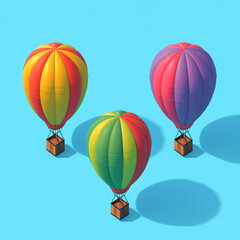 Obraz premium hot air balloon