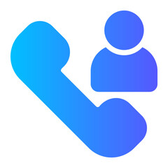 call gradient icon