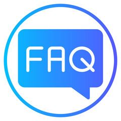 faq gradient icon