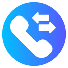 phone call gradient icon