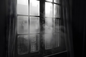 old foggy window