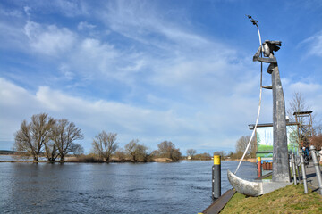 Bootsanlegesteg in Premnitz