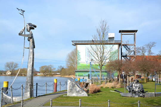 Bootsanlegesteg in Premnitz