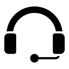 customer support glyph icon