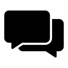 chat glyph icon