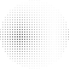 Stars Halftone Pattern Seamless