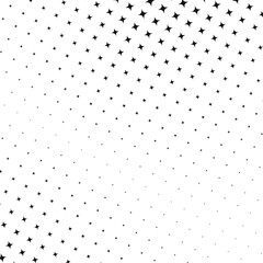 Stars Halftone Pattern Seamless