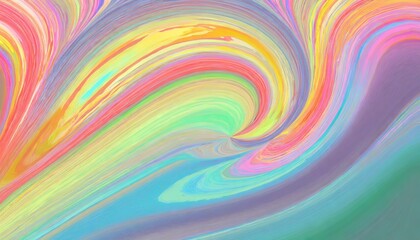 abstract pastel color painting smooth blend rainbow glow background