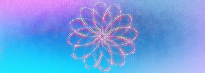 An abstract iridescent star burst background image.