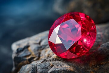 It is a beautiful ruby, a jewel that symbolizes justice and love.  generative ai