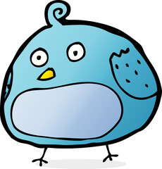 cartoon fat bird - 751501607