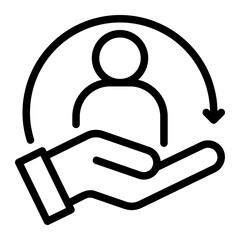 customer service line icon