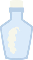 magical feather in bottle