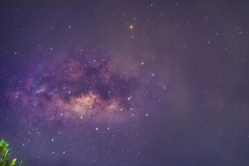Milky way galaxy of the southern hemisphere, Indian Ocean, Mahe, Seychelles