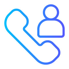 call gradient icon