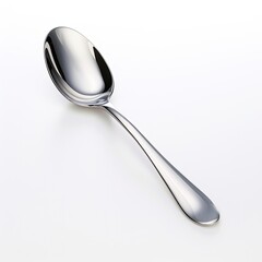 tea spoon on white background