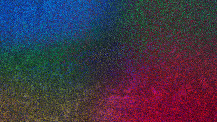 An abstract iridescent grainy grunge texture background image.