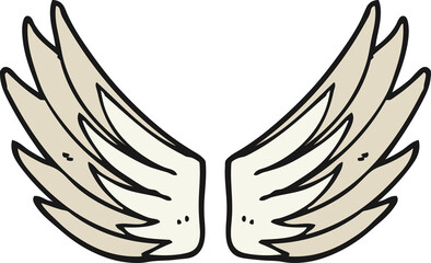 cartoon wings symbol