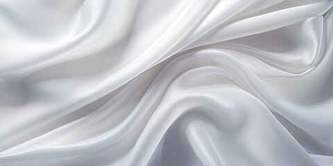 Obraz premium White Silk Background