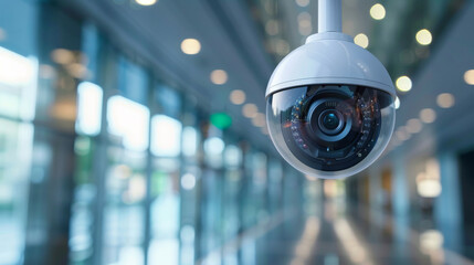 Security CCTV camera in office building - 751510054