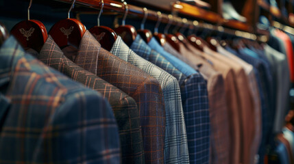 The suit collection is beautifully arranged - 751510229