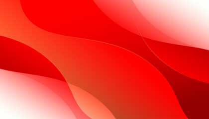 Red stylish wave background for business