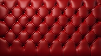 Naklejka premium texture capitonné rouge, généré par IA