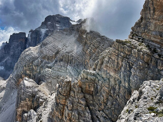 Vertigo Views: Exposed Trail Heights in Adamello Brenta, Bocchette, Dolomites