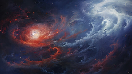 Space galaxy background