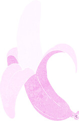 cartoon pink banana