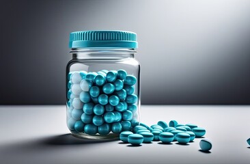 Painkiller Pills. Medication Capsules. Ketamine pills.