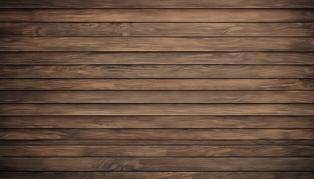 Old brown wood wall background. Dark wood brown retro wall, floor pattern nature plank board
