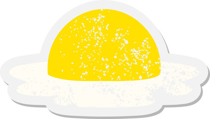 fried egg grunge sticker