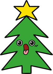 cute cartoon christmas tree