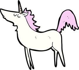 cartoon unicorn