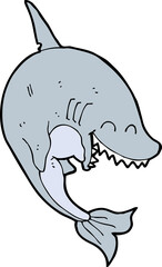 cartoon shark