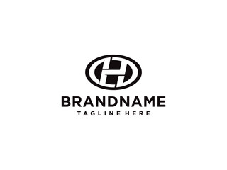 Letter H logo icon design template elements