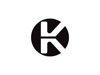 Letter K logo icon design template elements