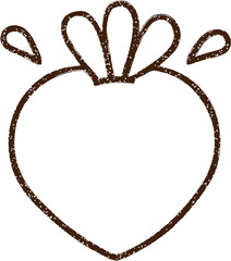 Strawberry Charcoal Drawing