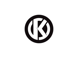 Letter K logo icon design template elements