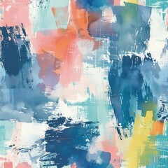 Creative artistic background. Colorful background. artwork. Painting with brushstrokes. Splashed paint on canvas. Colorful surface. Green, pink , blue abstract art. Abstract print.