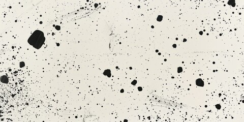 Grunge background with black and white paint splashes. Abstract grunge background