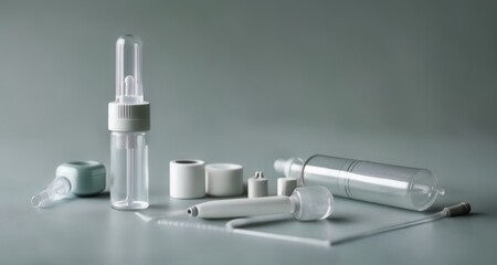  Medical supplies neatly arranged on a clean surface