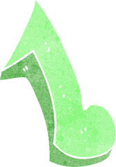 cartoon musical note