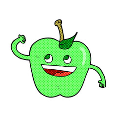 cartoon apple