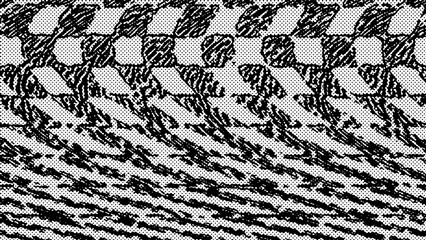 An abstract black and white halftone grunge texture background image.