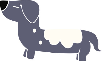 cartoon doodle dog