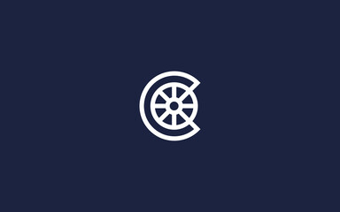 letter c with sun logo icon design vector design template inspiration